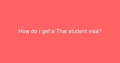 how do i get a thai student visa 28951