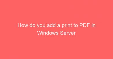 how do you add a print to pdf in windows server 2012 18091