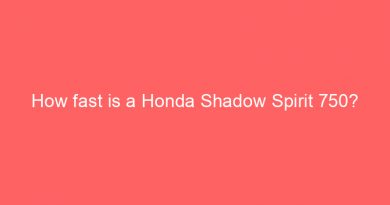 how fast is a honda shadow spirit 750 28819