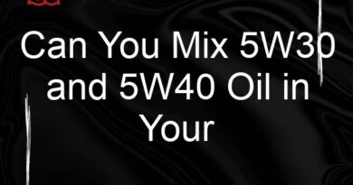 can you mix 5w30 and 5w40 oil in your car 68073