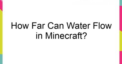 how far can water flow in minecraft 59947