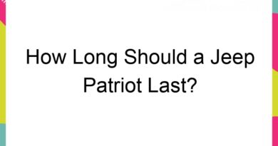 how long should a jeep patriot last 59366