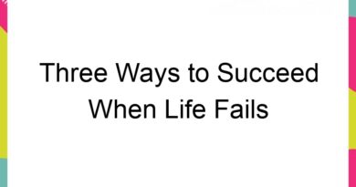 three ways to succeed when life fails 64216