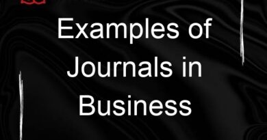 examples of journals in business 80456 1