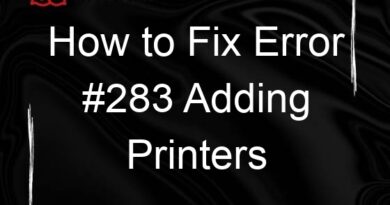 how to fix error 283 adding printers on windows 10 78825