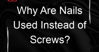 why are nails used instead of screws 80850