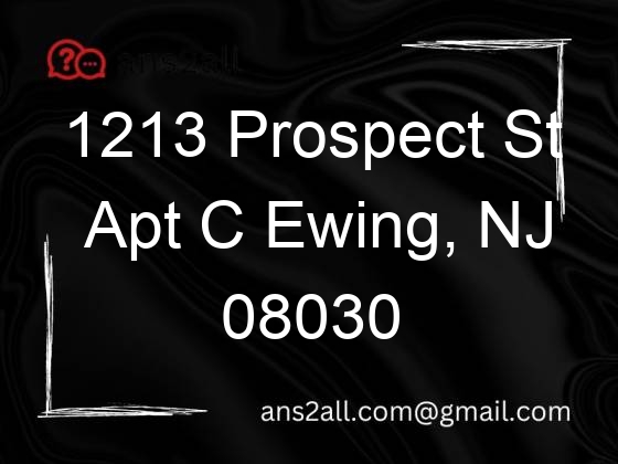1213 prospect st apt c ewing nj 08030 94899