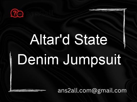 altard state denim jumpsuit 95799