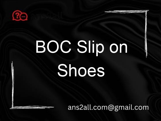 boc slip on shoes 97183