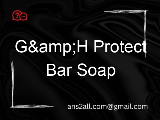 gh protect bar soap 96563
