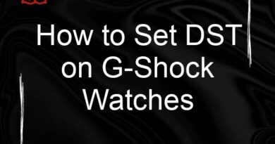 how to set dst on g shock watches 96635