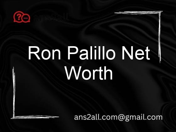 ron palillo net worth 104853