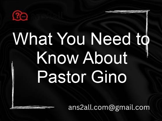 what you need to know about pastor gino jennings 104731