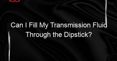can i fill my transmission fluid through the dipstick 117962