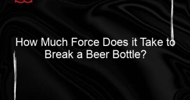 how much force does it take to break a beer bottle 133554