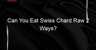 Can You Eat Swiss Chard Raw 2 Ways?