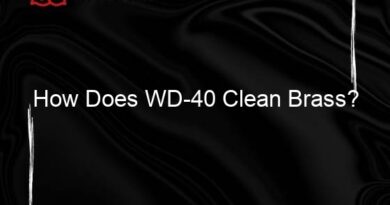 How Does WD 40 Clean Brass?