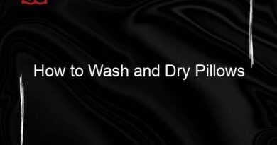 How to Wash and Dry Pillows